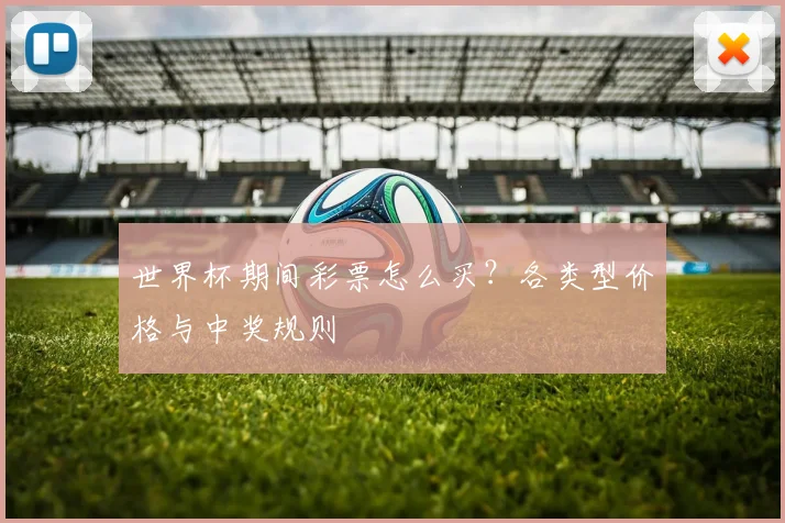 世界杯期间彩票怎么买？各类型价格与中奖规则